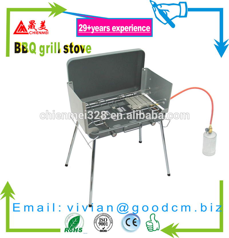 屋外キッチンストーブバーベキューポータブルガスキャンプ調理グリルを折るガスストーブ-BBQグリル問屋・仕入れ・卸・卸売り