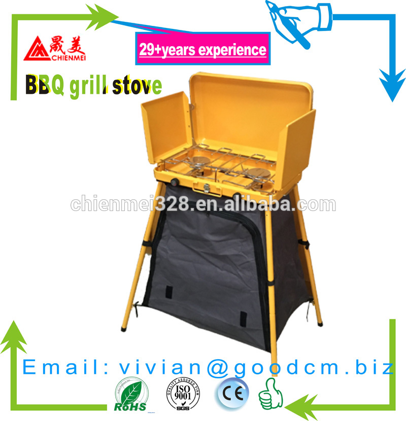 折りたたみガスストーブキャンプステンレス屋外調理グリルを折るガスストーブ-BBQグリル問屋・仕入れ・卸・卸売り