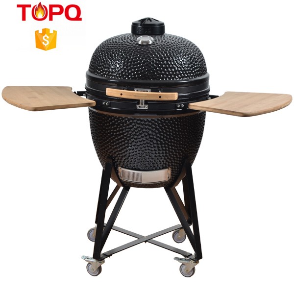 Topq工場多彩な 21 "セラミック釜戸、黒バーベキュー グリル-問屋・仕入れ・卸・卸売り