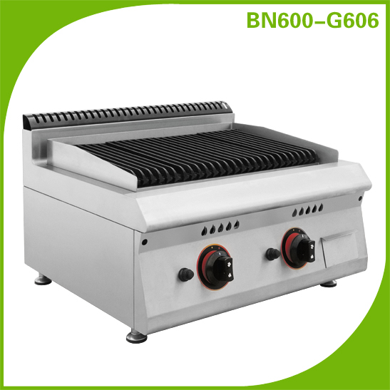 ステンレス鋼カウンタートップガス溶岩岩グリルBN600-G606-BBQグリル問屋・仕入れ・卸・卸売り
