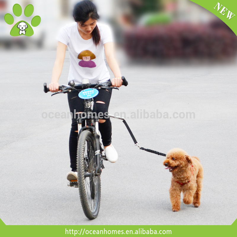 犬伸縮リード犬リーシュ付きクリップ、犬自転車リーシュ-首輪、リード問屋・仕入れ・卸・卸売り