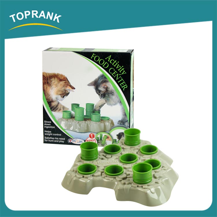 新しいデザインプラスチック子猫玩具アクティビティ食品センター用猫-ペット用玩具問屋・仕入れ・卸・卸売り