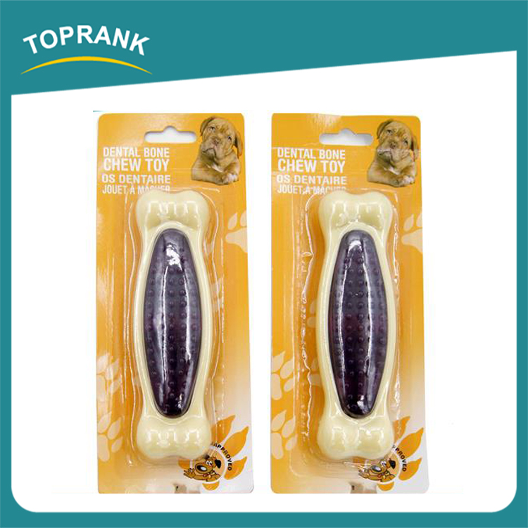 ホット販売ダブル色インタラクティブpvc犬の咀嚼骨おもちゃ-ペット用玩具問屋・仕入れ・卸・卸売り