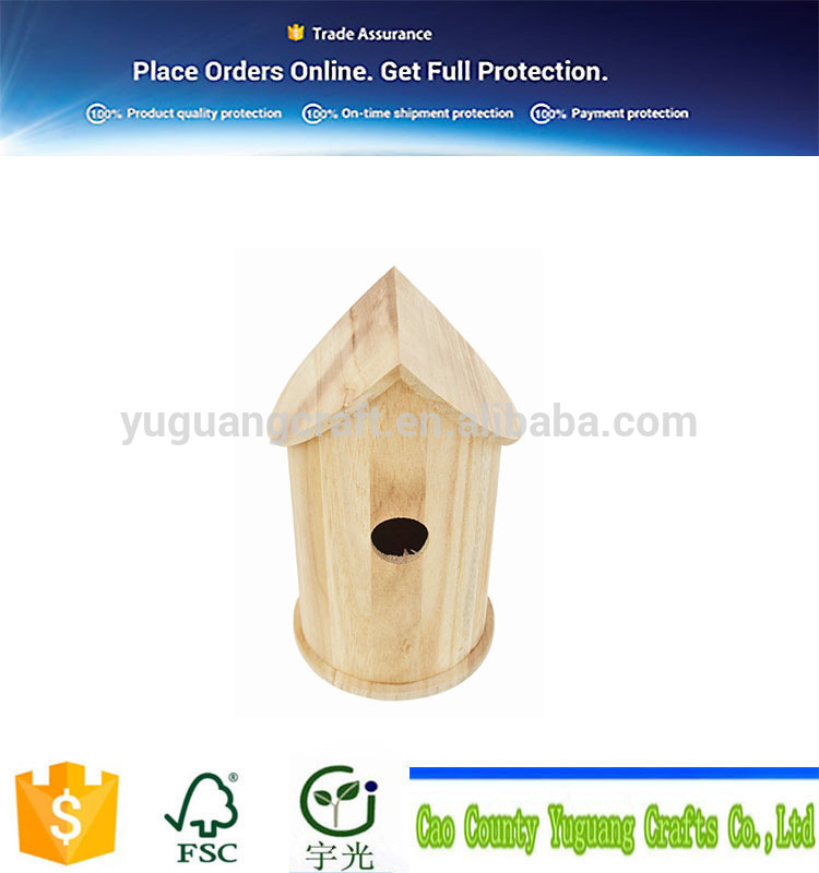 屋外troditionalシンプルな木製鳥の巣/ウッドバードハウス-ペット檻、キャリヤー、および家問屋・仕入れ・卸・卸売り
