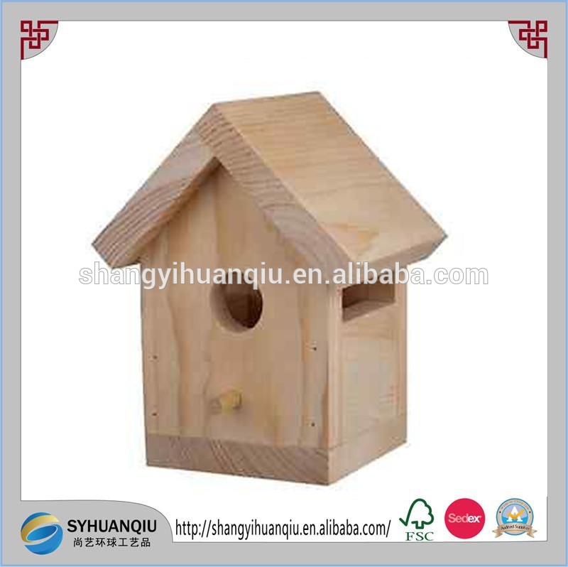 キット木材鳥の家、 子供の木製パーツ巣箱、 必需品の建物のセット-ペット檻、キャリヤー、および家問屋・仕入れ・卸・卸売り