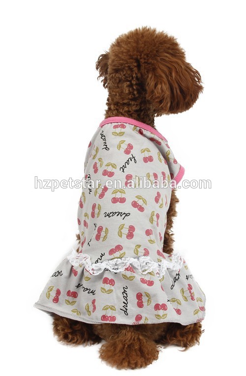 最新のデザインチェリーメス犬デザイン、 優れた品質のドレス-ペット用玩具問屋・仕入れ・卸・卸売り