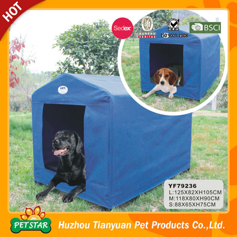 割引!!! 高品質なプロポータブル簡単な組み立て2犬のための屋外の犬小屋-ペット檻、キャリヤー、および家問屋・仕入れ・卸・卸売り