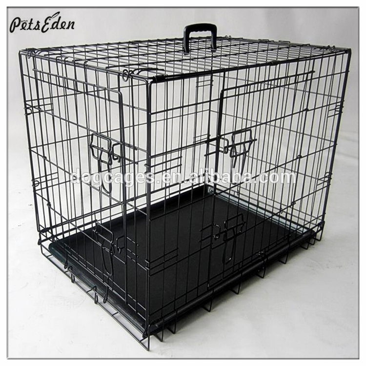 ブラックメタル熱い販売商業犬ケージワイヤー犬のクレート-ペット檻、キャリヤー、および家問屋・仕入れ・卸・卸売り
