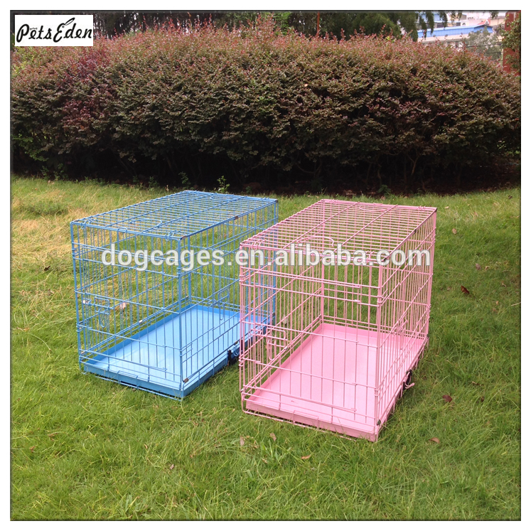 ファッション色安価な金属製の犬のケージ-ペット檻、キャリヤー、および家問屋・仕入れ・卸・卸売り