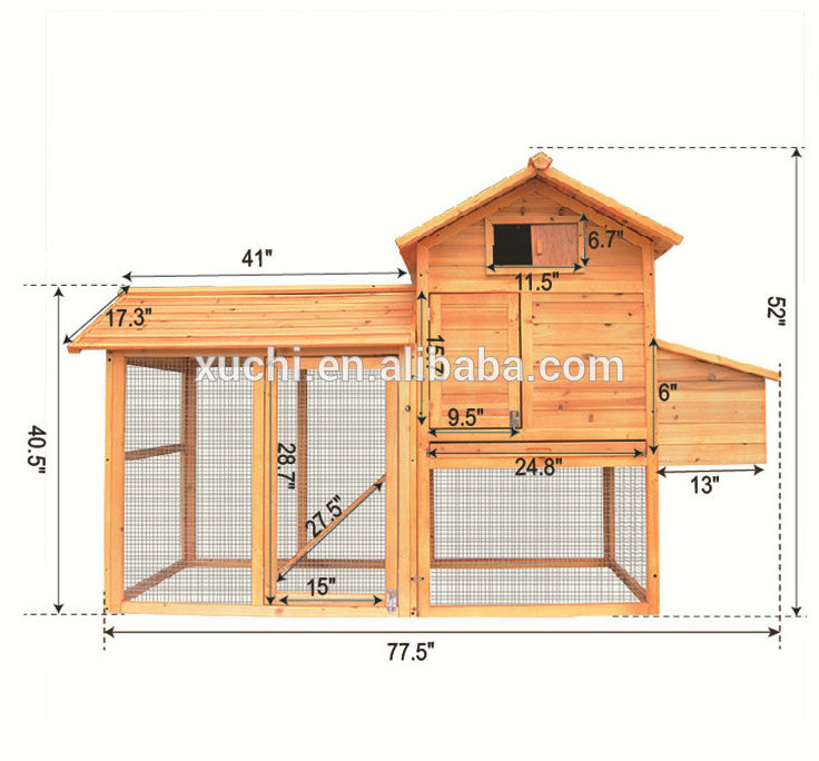 木製鶏小屋/大チキン家/安い鶏小屋-ペット檻、キャリヤー、および家問屋・仕入れ・卸・卸売り