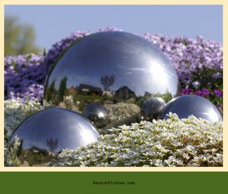 庭の装飾的な金属製のボール中空-その他ガーデンオーナメント、噴水類問屋・仕入れ・卸・卸売り