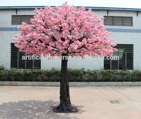 人工プラスチック製のピンクの花桜字木結婚式の装飾のための傘-その他ガーデンオーナメント、噴水類問屋・仕入れ・卸・卸売り