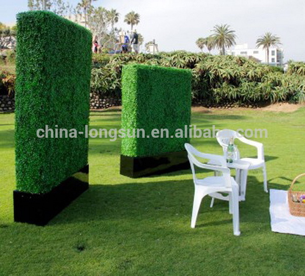 LSWS160120卸売メーカー ガーデン装飾造園プラスチック草人工つげ トピアリー ヘッジ フェンス-問屋・仕入れ・卸・卸売り