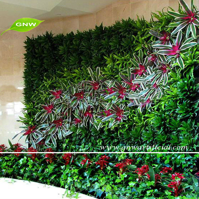 壁掛けgnwglw059人工の花緑色植物屋内装飾-人工芝問屋・仕入れ・卸・卸売り