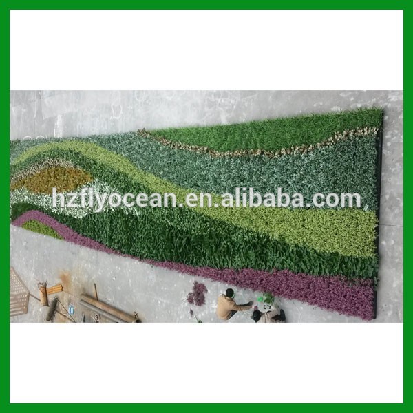 壁装飾的な草の人工的な屋外-人工芝問屋・仕入れ・卸・卸売り