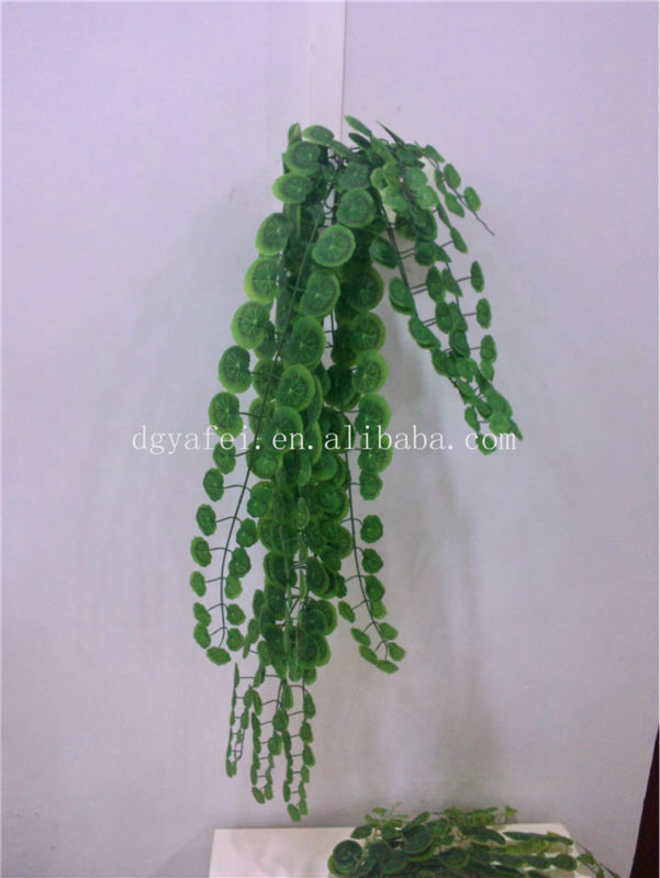 新しい人工的な緑ハング植物、 卸売蔓人工装飾用の草-人工芝問屋・仕入れ・卸・卸売り