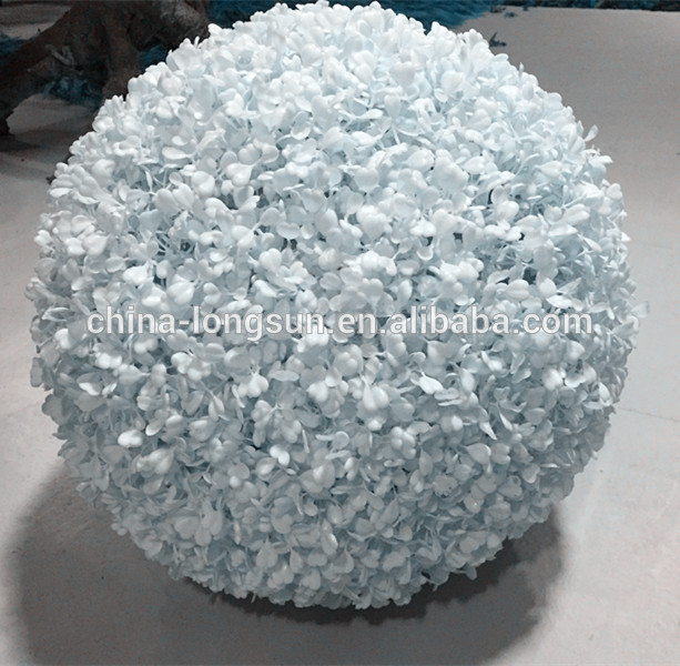 屋内lsd-1108033/屋外人工トピアリーボール、 トピアリー芝生ボールプラスチック、 白い色ツゲの木のボール-人工芝問屋・仕入れ・卸・卸売り