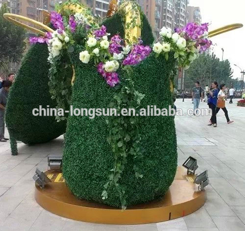 中国製lsd1104007パーティー装飾の人工的な緑の草を植え動物トピアリー-人工芝問屋・仕入れ・卸・卸売り