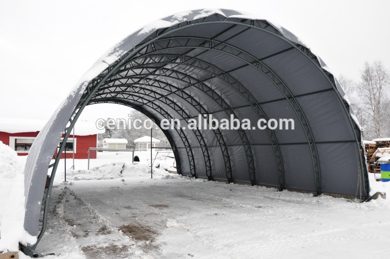 Trussed鋼フレーム倉庫テント、飛行機格納庫、農機具収納シェルター-その他あずまや、テント類問屋・仕入れ・卸・卸売り