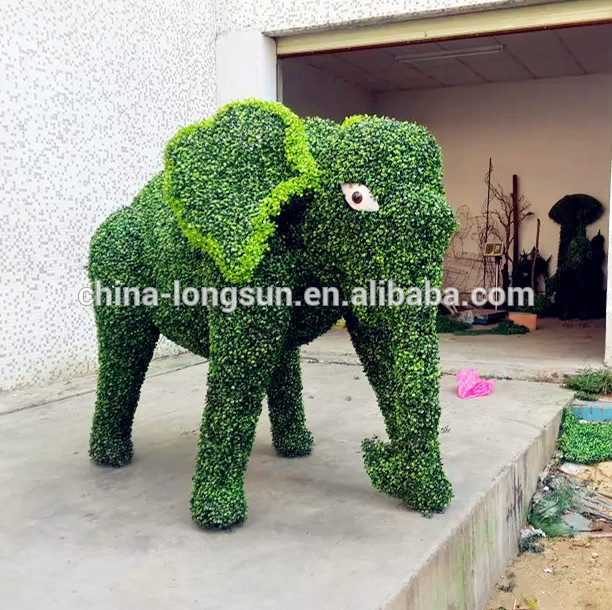 中国製人工lsd1104010観賞用の草を植え動物象のプラスチック製の動物トピアリー-人工芝問屋・仕入れ・卸・卸売り