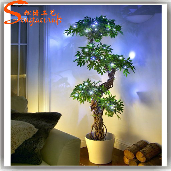 人工日本fruticosaツリー装飾された家庭用の屋内植物-人工樹木問屋・仕入れ・卸・卸売り