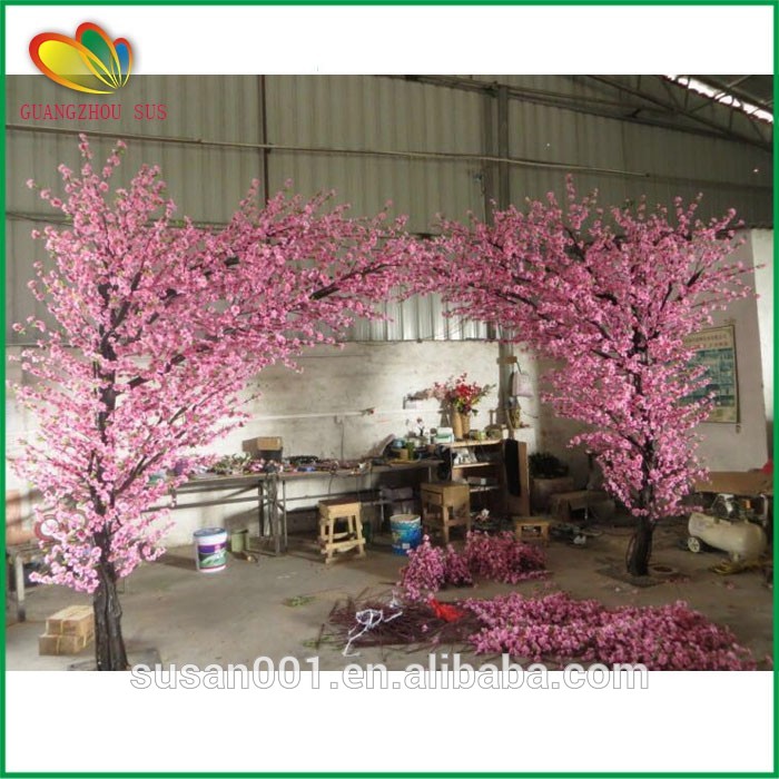 生地桜ファッション人工桜のための結婚式の装飾-人工樹木問屋・仕入れ・卸・卸売り