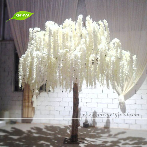 新しいスタイルの白い2015人工藤の花のツリー-人工樹木問屋・仕入れ・卸・卸売り