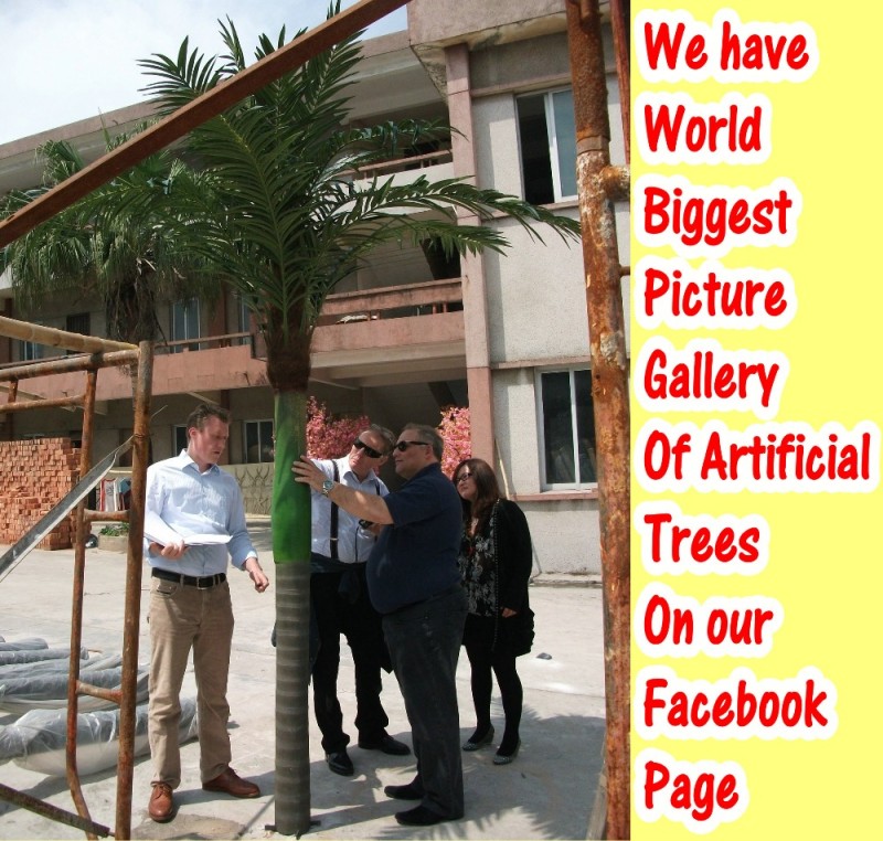 高品質屋外背の高い人工ココナッツヤシの木偽の植物の木のための装飾-人工樹木問屋・仕入れ・卸・卸売り