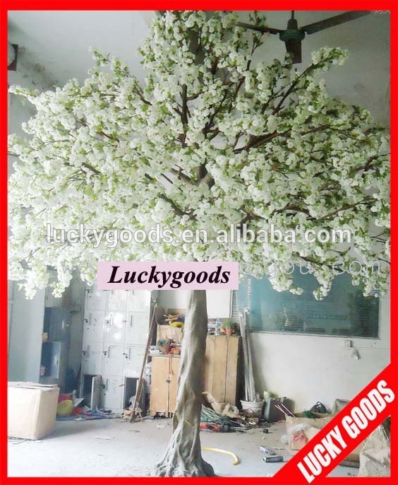 屋外クリームホワイトツリー結婚式偽シルク桜の木卸売-人工樹木問屋・仕入れ・卸・卸売り