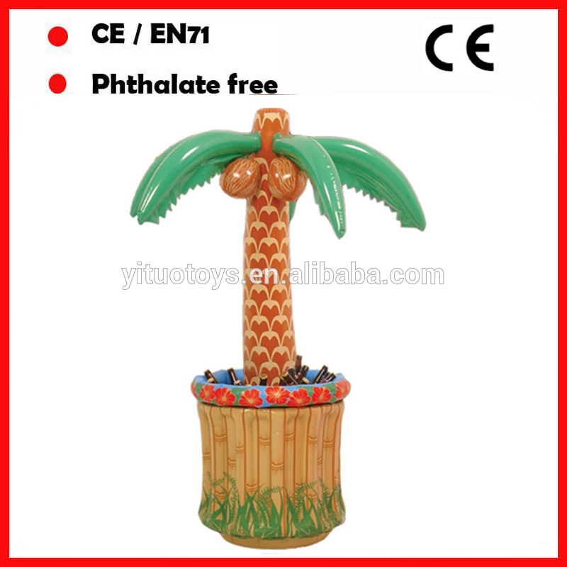 pvcインフレータブルココナッツの木を持つ装飾用カスタム印刷-人工樹木問屋・仕入れ・卸・卸売り
