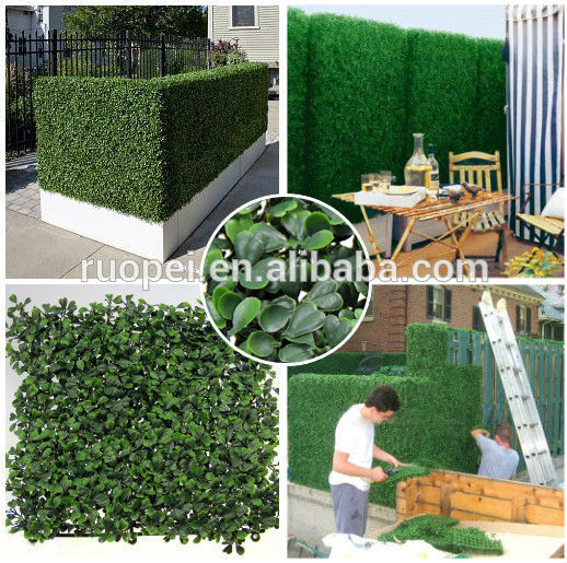 最高品質の人工的な庭のフェンス/plasticフェンスヘッジのための庭の造園-人工芝問屋・仕入れ・卸・卸売り