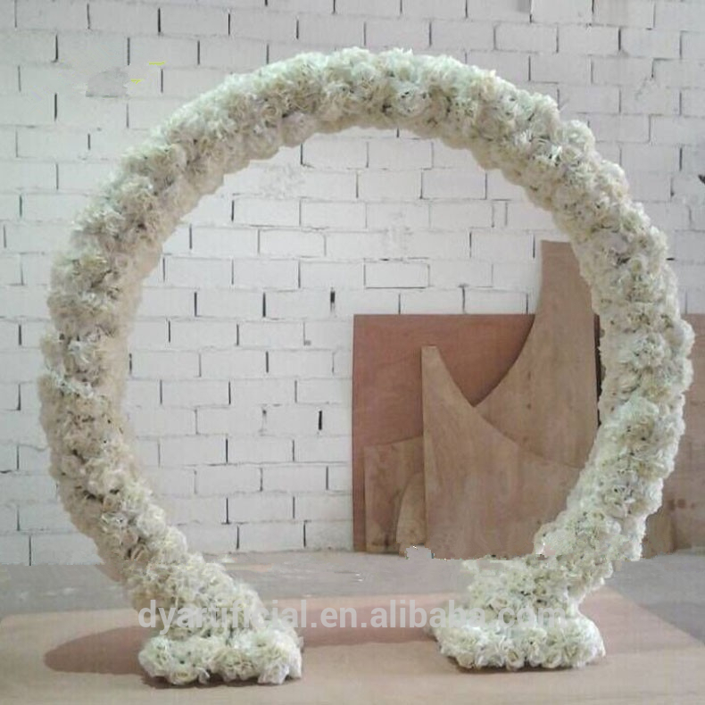 メーカーカスタムサイズホワイトハート形状人工花アーチ用ウェディング-人工芝問屋・仕入れ・卸・卸売り