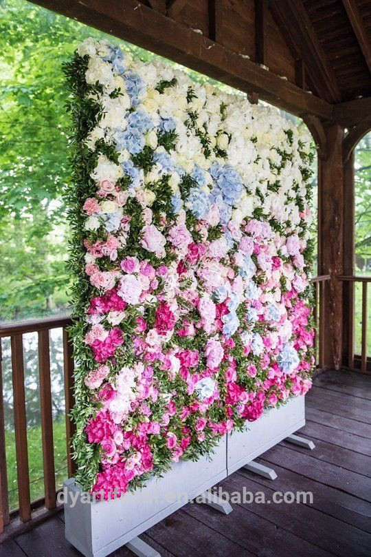 ファッションと耐久性結婚式花壁用結婚式ステージの背景の装飾-人工芝問屋・仕入れ・卸・卸売り