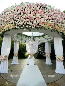 を新しくデザイン人工結婚式の花アーチすべての種類の装飾花バインズ-人工芝問屋・仕入れ・卸・卸売り