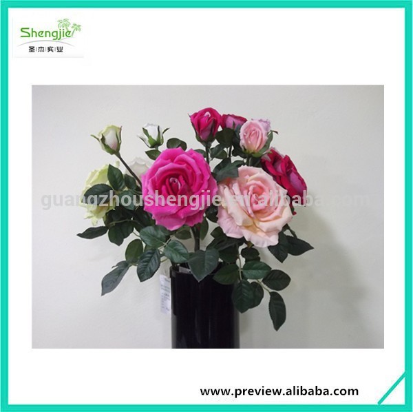 安い卸売偽の結婚式の絹の花、 人工ローズ花-造花問屋・仕入れ・卸・卸売り