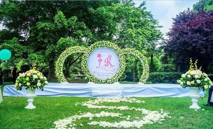 耐久性屋外結婚式アーチホワイトメタル結婚式アーチ用販売-アーチ、あずまや、パーゴラ、および橋問屋・仕入れ・卸・卸売り
