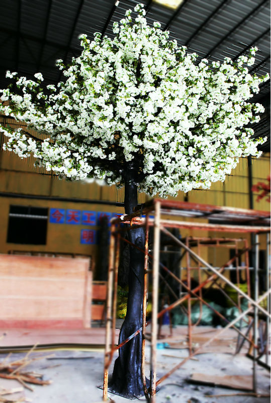 人工的な白いyafei工場製桜の木、 造花のツリー発売-人工樹木問屋・仕入れ・卸・卸売り