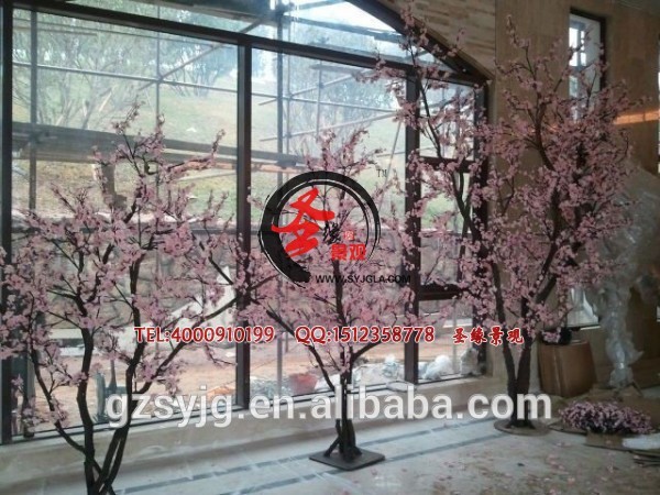人工樹木2015売れ筋人工桜の木、 高品質の結婚式の装飾のための人工的な桜の木-人工樹木問屋・仕入れ・卸・卸売り