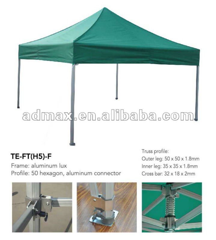 テントのおおい(アルミニウム六角形足) - 50mmを現れなさい-車庫、天蓋、およびカーポート問屋・仕入れ・卸・卸売り