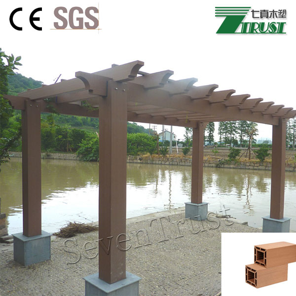 木材プラスチック複合パーゴラ防水、使用中グリーンストリートメーカー中国-アーチ、あずまや、パーゴラ、および橋問屋・仕入れ・卸・卸売り