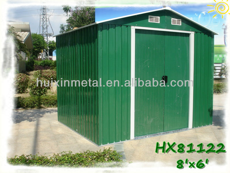 新しい屋外ポータブル金属庭小屋HX81122-物置、貯蔵室問屋・仕入れ・卸・卸売り