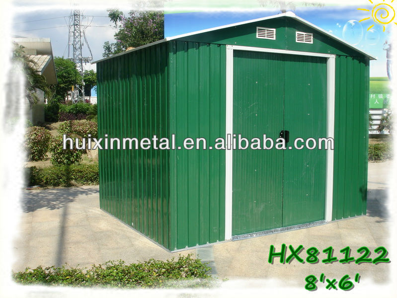 ガーデン鋼自己収納小屋用販売HX81122-物置、貯蔵室問屋・仕入れ・卸・卸売り