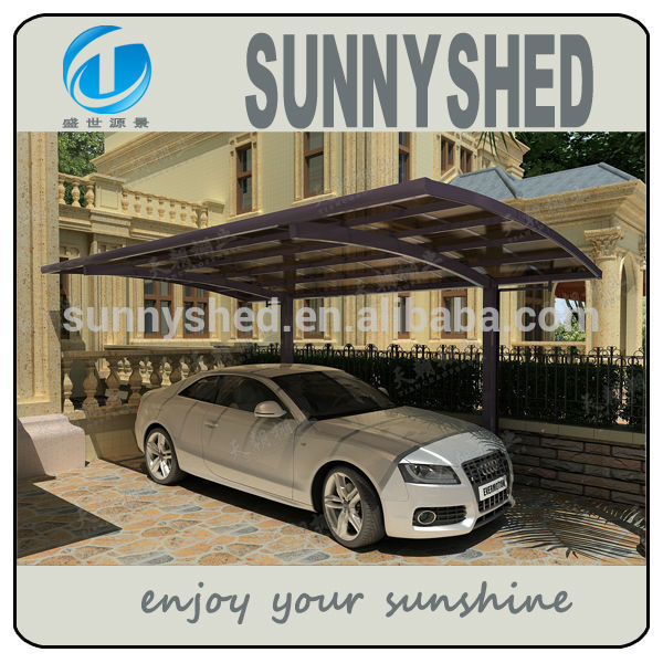 太陽シェーディングポリカーボネート屋根シングルカーポート用四シーズン-車庫、天蓋、およびカーポート問屋・仕入れ・卸・卸売り