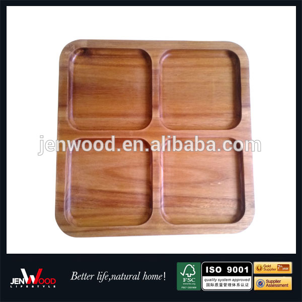 環境に優しい中国サプライヤーアカシア木製プレート-皿類問屋・仕入れ・卸・卸売り