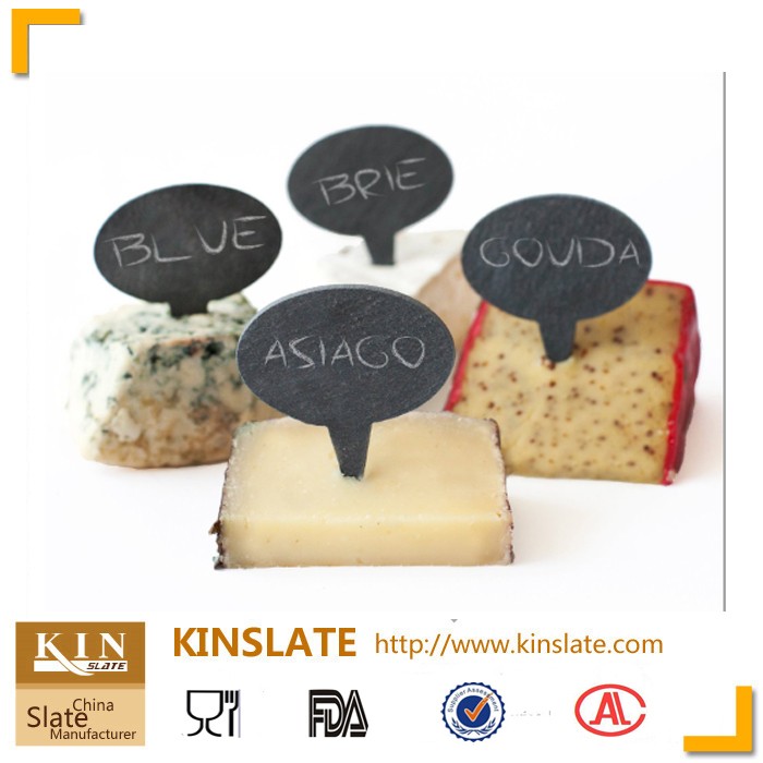 Kinslate天然スレートチーズマーカー-皿類問屋・仕入れ・卸・卸売り