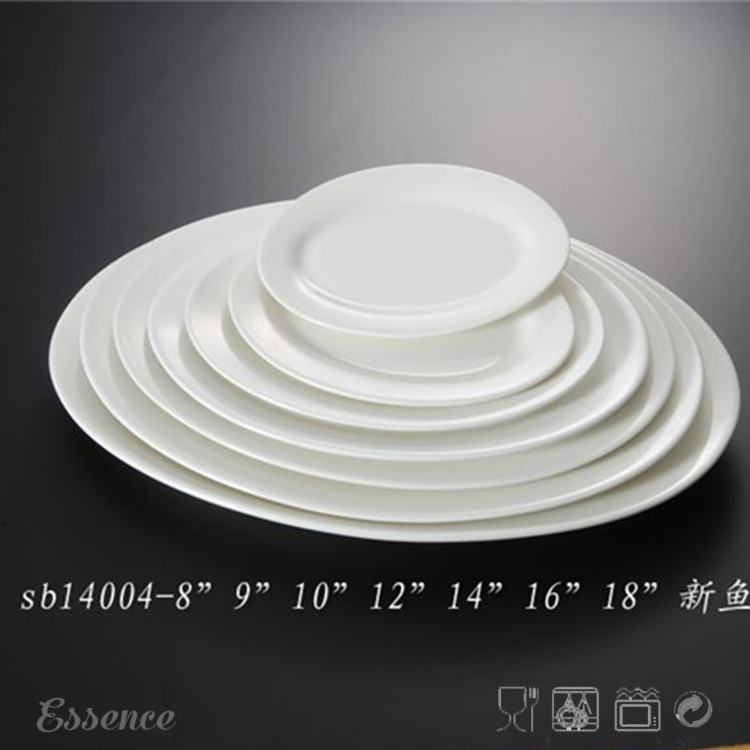 高級白磁器ディナー個人化プレート-皿類問屋・仕入れ・卸・卸売り