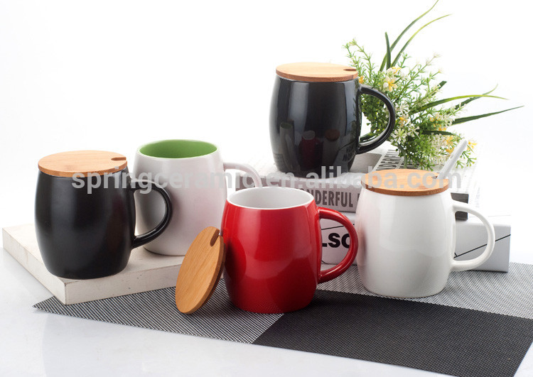 工場価格スターバックスコーヒーマグ、ウエストドラム状のセラミックマグ-マグカップ問屋・仕入れ・卸・卸売り