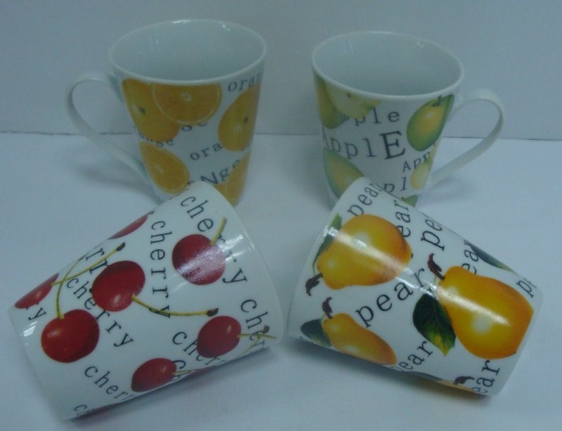 4 ピース セラミック磁器コーヒー茶マグセット で カラー ボックス-マグカップ問屋・仕入れ・卸・卸売り