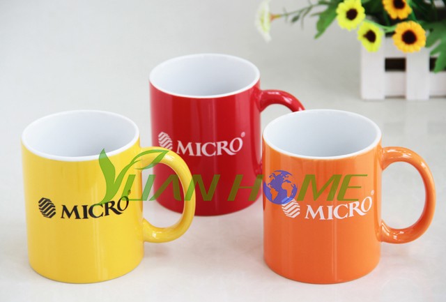 の色釉セラミックマグカップ、 せっ器カップソリッドカラー、 昇進のギフト、 プレミアム-マグカップ問屋・仕入れ・卸・卸売り
