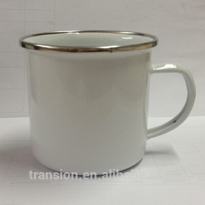 ステンレス鋼リムエナメルカップ、12オンスほうろうコーヒーマグ-マグカップ問屋・仕入れ・卸・卸売り